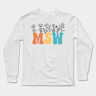 social worker Long Sleeve T-Shirt